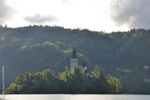 Various beauties of lake Bled