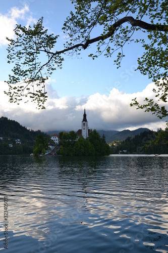 Various beauties of lake Bled