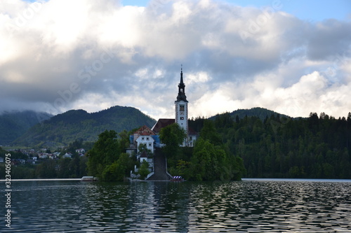Various beauties of lake Bled