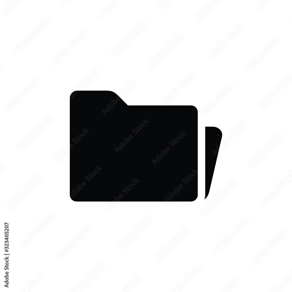 Folder Icon Flat for your web site design, app, logo, UI. Folder Icon Flat for your web site design, app, logo, UI.