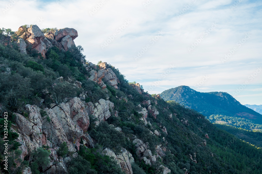 Mountains around the beautiful village of Villafames