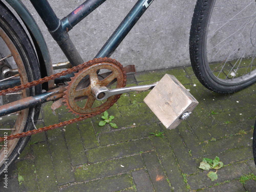 Fototapeta premium wood pedal