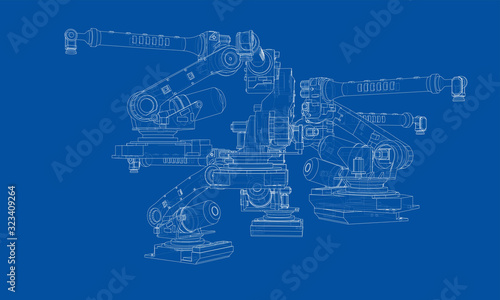 A industral robots manipulators
