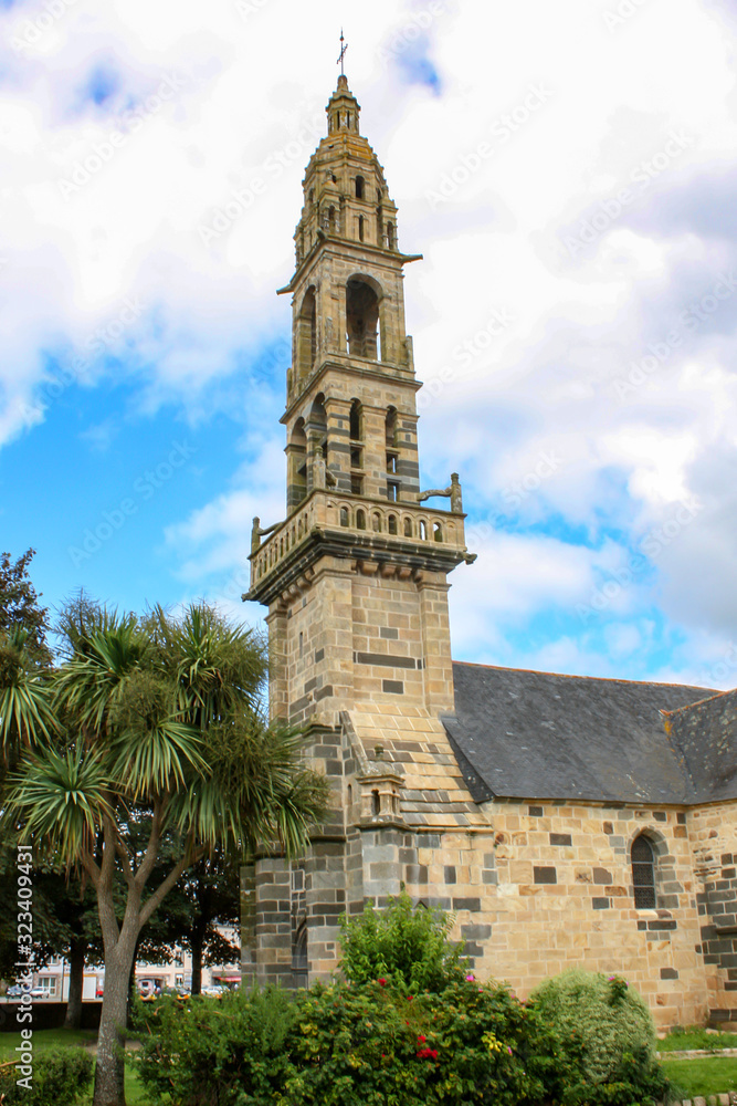 Le Faou. Eglise Notre-Dame de Rumengol. Finistère. Bretagne