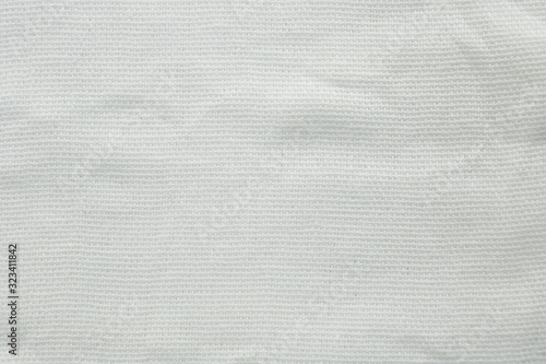 texture of natural color linen serviette