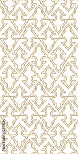 Islamic seamless pattern with arabic and islamic ornament