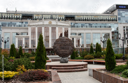 Tula, Russia - September, 16, 2016: Monument to the famous Tula gingerbread in the city of Tula.