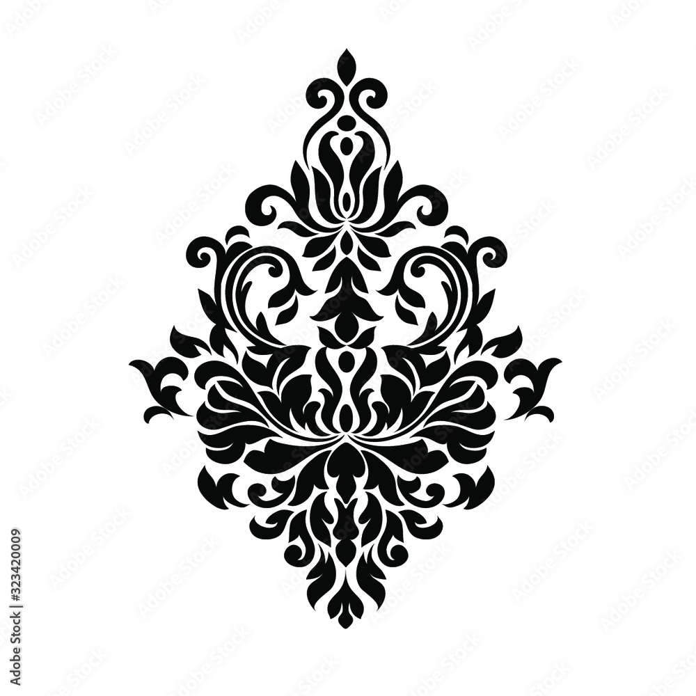 Oriental vector damask patterns for greeting cards and wedding invitations. Oriental vector damask patterns for greeting cards and wedding invitations.
