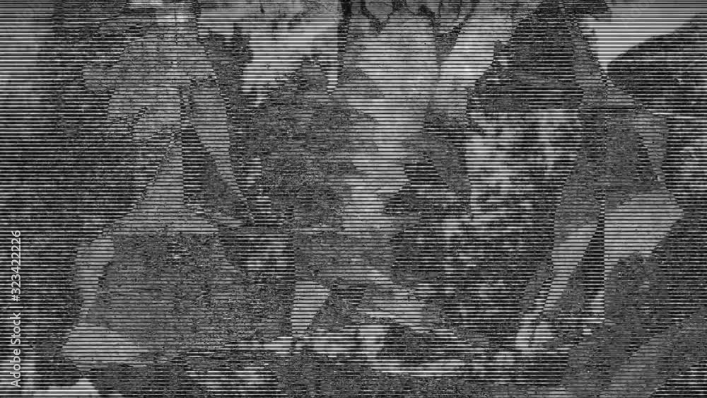 Dark Flickering Grunge Wall Background Loop Dark Flickering Grunge Wall Background Loop