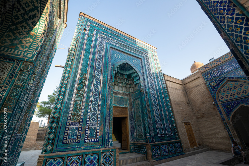 Φωτογραφία Historical necropolis and mausoleums of Shakhi Zinda, Samarkand, Uzbekistan