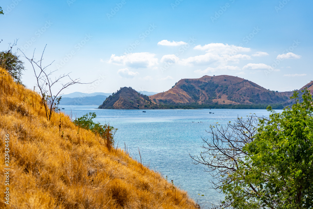 view on islands in komodo national park