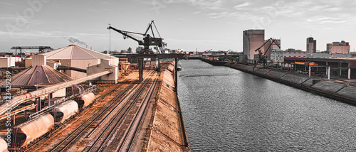 Der Industrie Hafen in Neuss photo