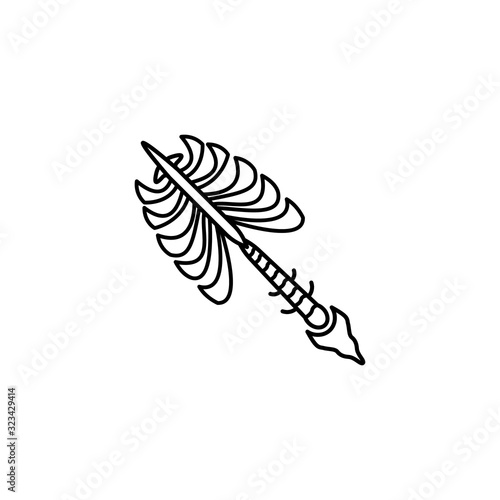 Ribs bone traumatology icon. Simple line, outline vector elements of traumatology icons for ui and ux, website or mobile application