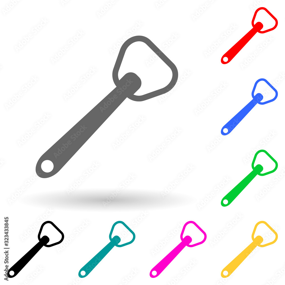 bottle opener multi color style icon. Simple glyph, flat vector of kitchen tools icons for ui and ux, website or mobile application bottle opener multi color style icon. Simple glyph, flat vector of kitchen tools icons for ui and ux, website or mobile application