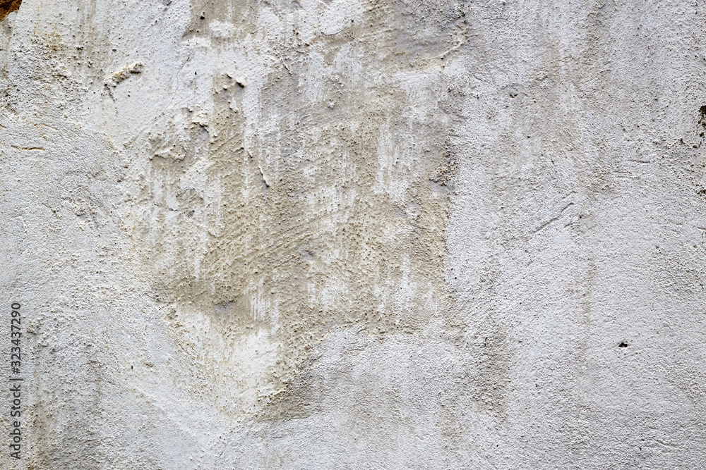 Fototapeta premium Old gray cement or concrete wal textured background.