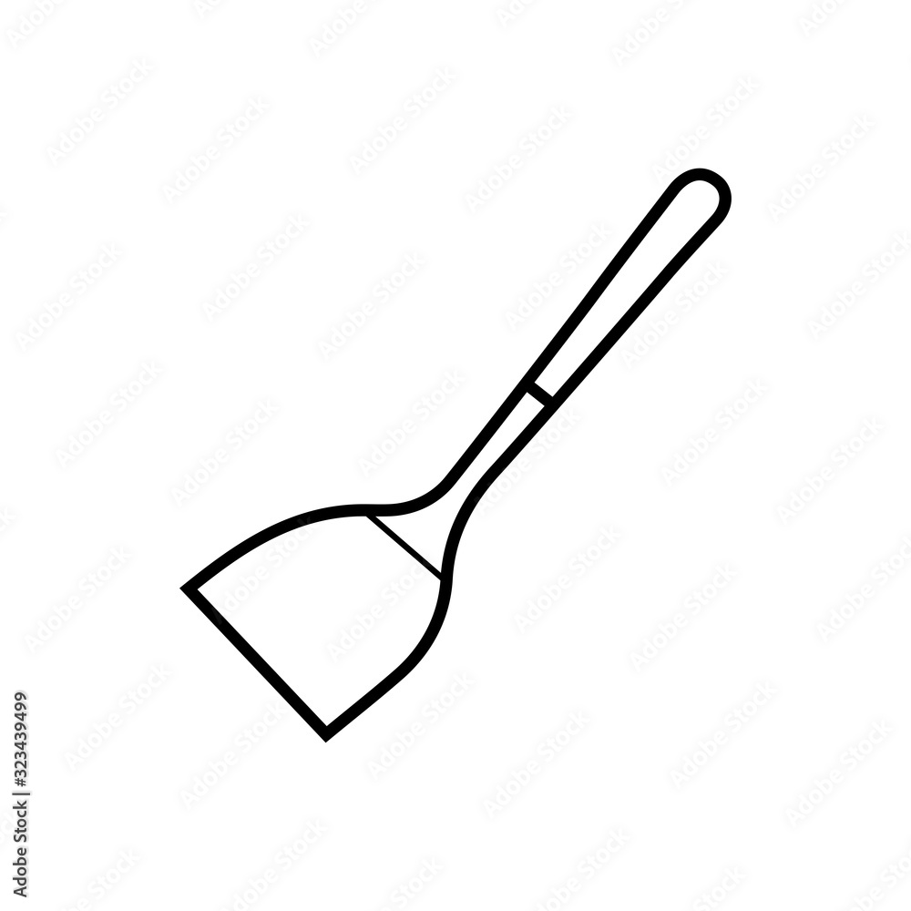 Spatula icon trendy flat design Spatula icon trendy flat design