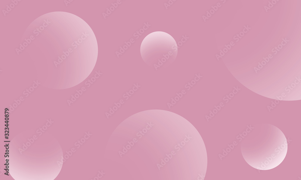 White circles gradient on pink abstract background. Modern graphic design element. White circles gradient on pink abstract background. Modern graphic design element.