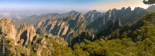 Panoramic view of mount Huangshan in Anhui province,China