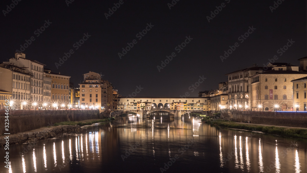 Front view of the Ponte Vecchio