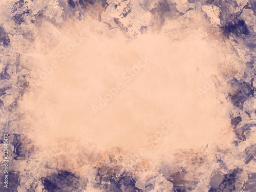 Decotarive grunge beige and blue background photo