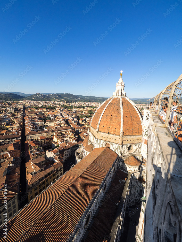 Fototapeta premium Santa Maria del Fiore Cathedral from the Campanile di Giotto
