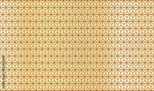 Abstract geometric pattern of dashed lines. Seamless vector background. Woody gradient of brown and beige texture