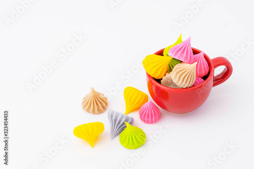 Aalaw Candy Colorful Thai dessert photo