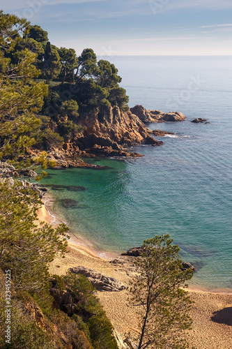 Beautiful Seascepe in Lloret de Mar, Costa Brava, Catalonia photo