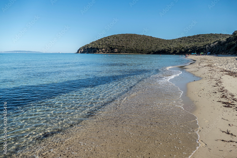 Beach with clear blue water of  Cala Violina