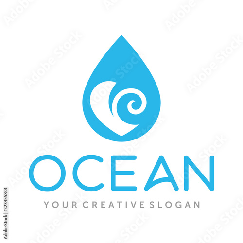 Water Logo, Pure Water Logo Vector