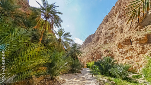 Wadi Shab in the Sultanate of Oman