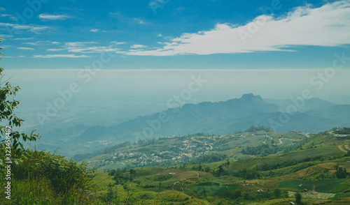 view of mountains © phisit