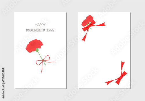 Carnation Postcard Set, Mothers Day