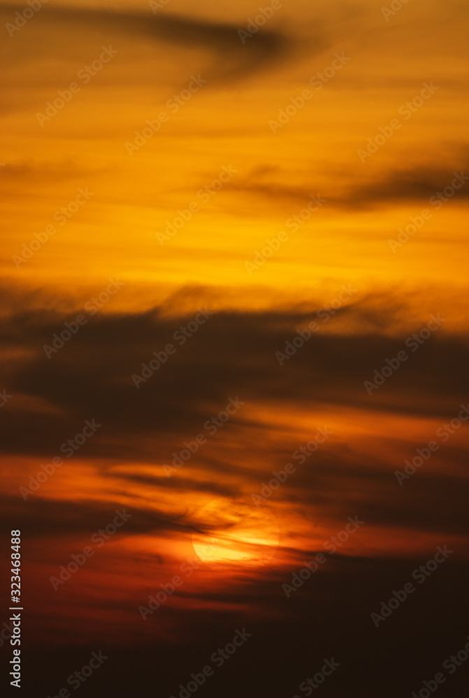 Obraz premium sunset over sea in Thailand