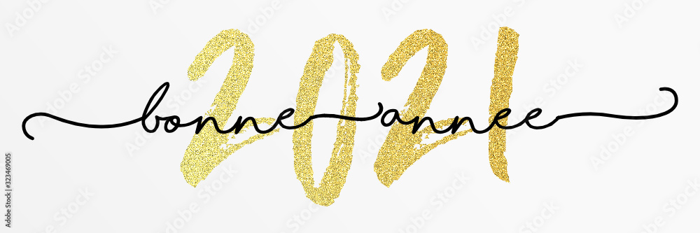 Obraz 2021 - Bonne année - happy new year
