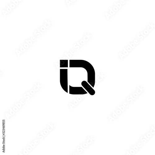 IQ Q company linked letter logo