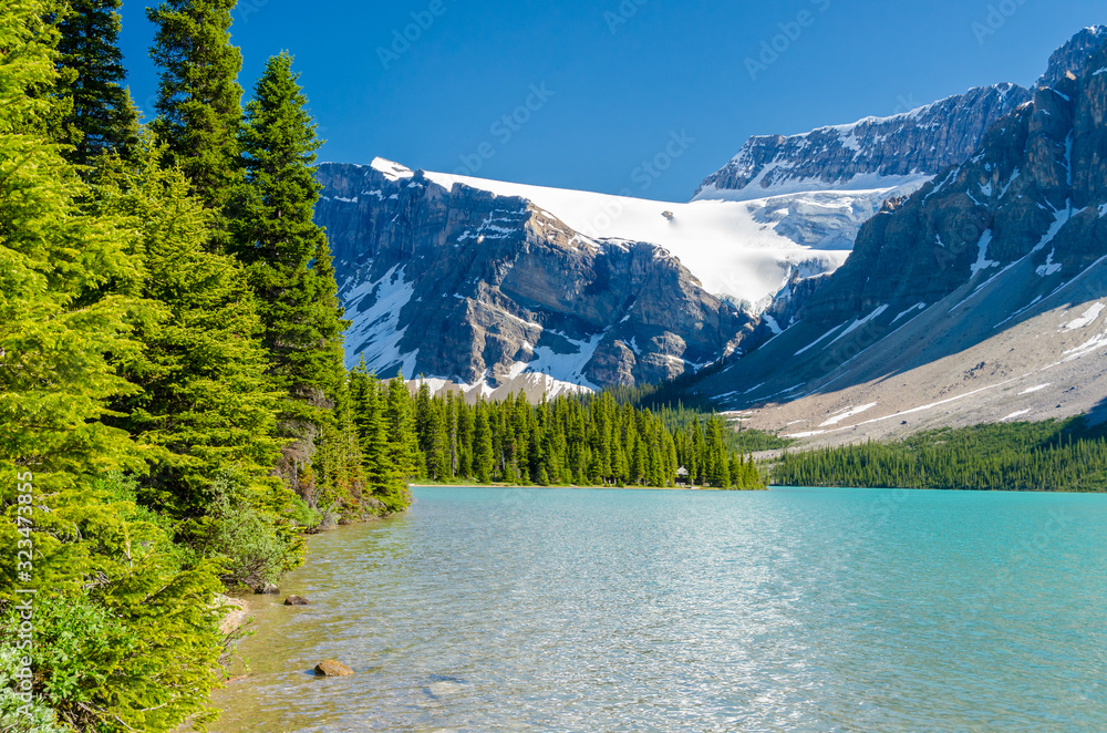 Beautiful Mountain River in Canada.