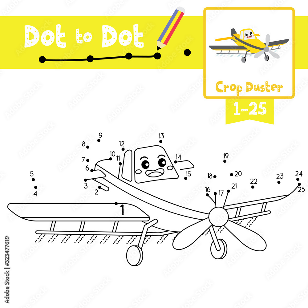 crop duster coloring pages