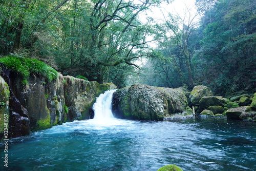 waterfall in forest