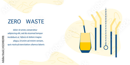 Eco friendly lifestyle Zero waste Reusable product