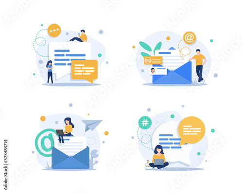 Email and messaging,Email marketing campaign,Working process, New email message