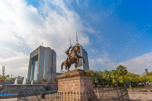 Fényképezés Monterrey, Mexico-11 JFebruary, 2020: Monterrey, Landmark Macroplaza (La Gran Pl