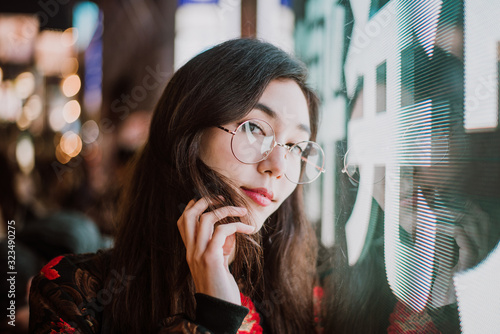 Photography Beautiful asian japanese girl street portraits