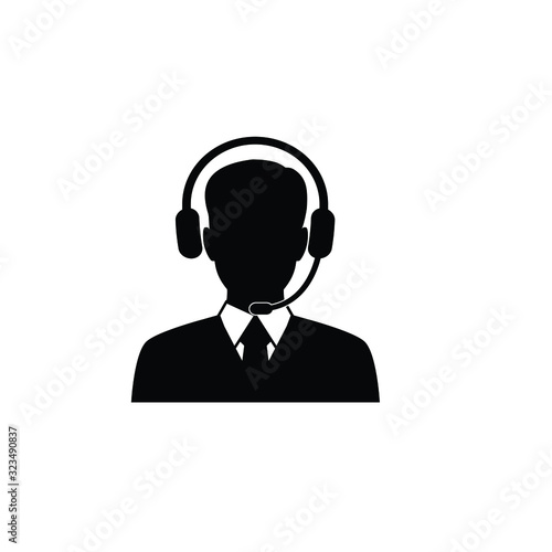 operator icon. call center service icon