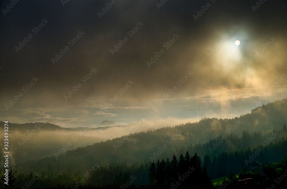 Pieniny o poranku Pieniny o poranku