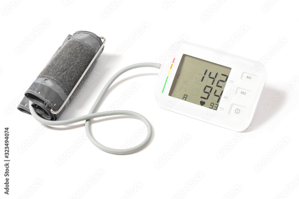 modern tonometer on whitmodern tonometer isolated on white backgrounde background modern tonometer on whitmodern tonometer isolated on white backgrounde background