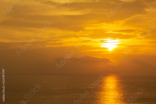 Beautiful sunset at the sea in phuket, the southern of thailand © Axl4Real