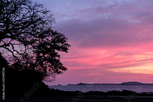 Panama Sunset at Isla Palenque