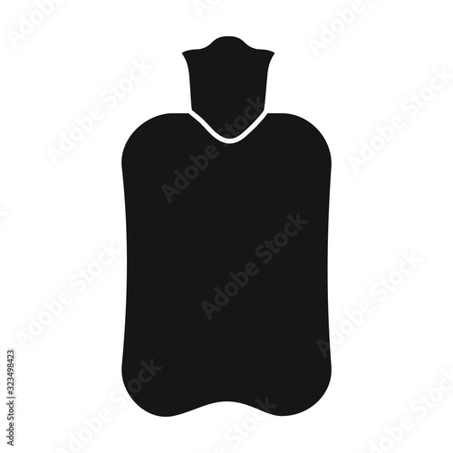 Warmer vector icon.Black vector icon isolated on white background warmer .