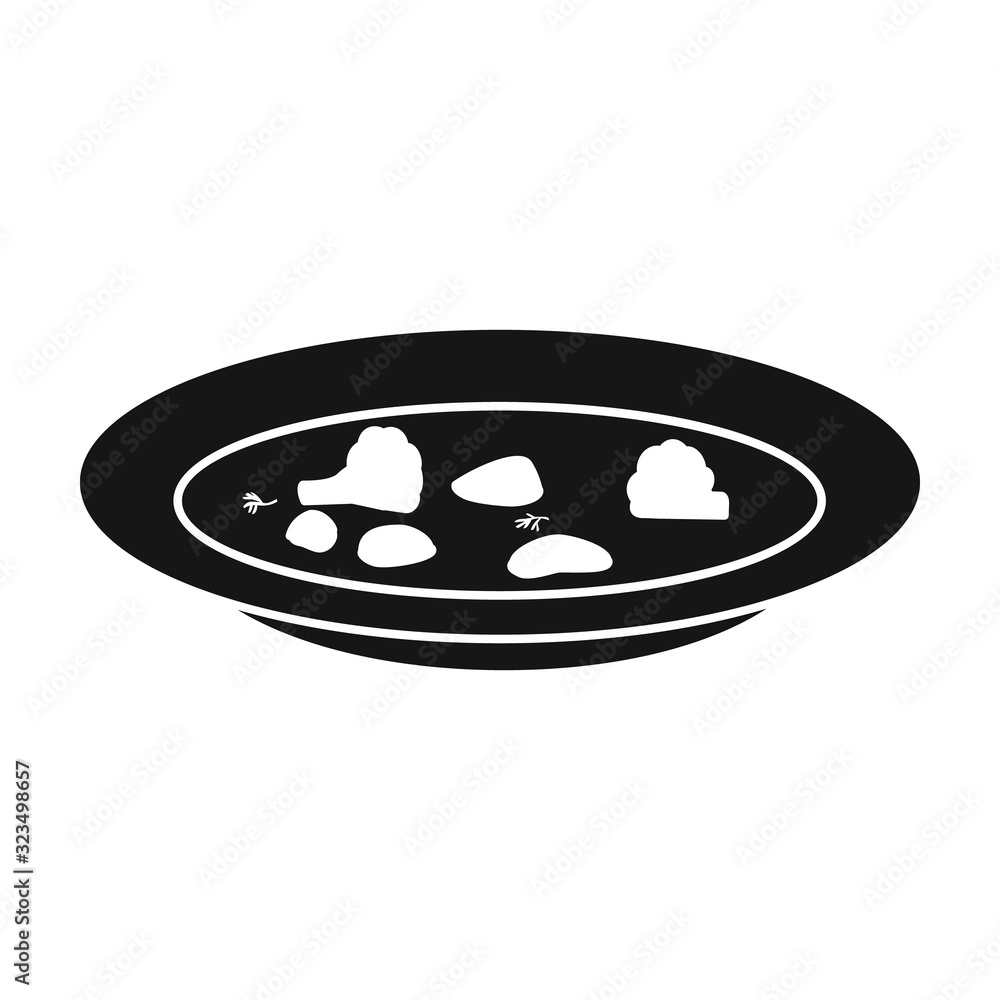 Plate of soup vector icon.Black vector icon isolated on white background plate of soup. Plate of soup vector icon.Black vector icon isolated on white background plate of soup.